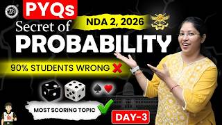 Probability🔥 | Complete Concepts + Questions | Mission NDA 2026 | Day 3  | MATHs with Chitra Ma’am