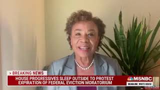 Congresswoman Barbara Lee Joins Nicole Wallace on MSNBC to Discuss Moratorium on Evictions