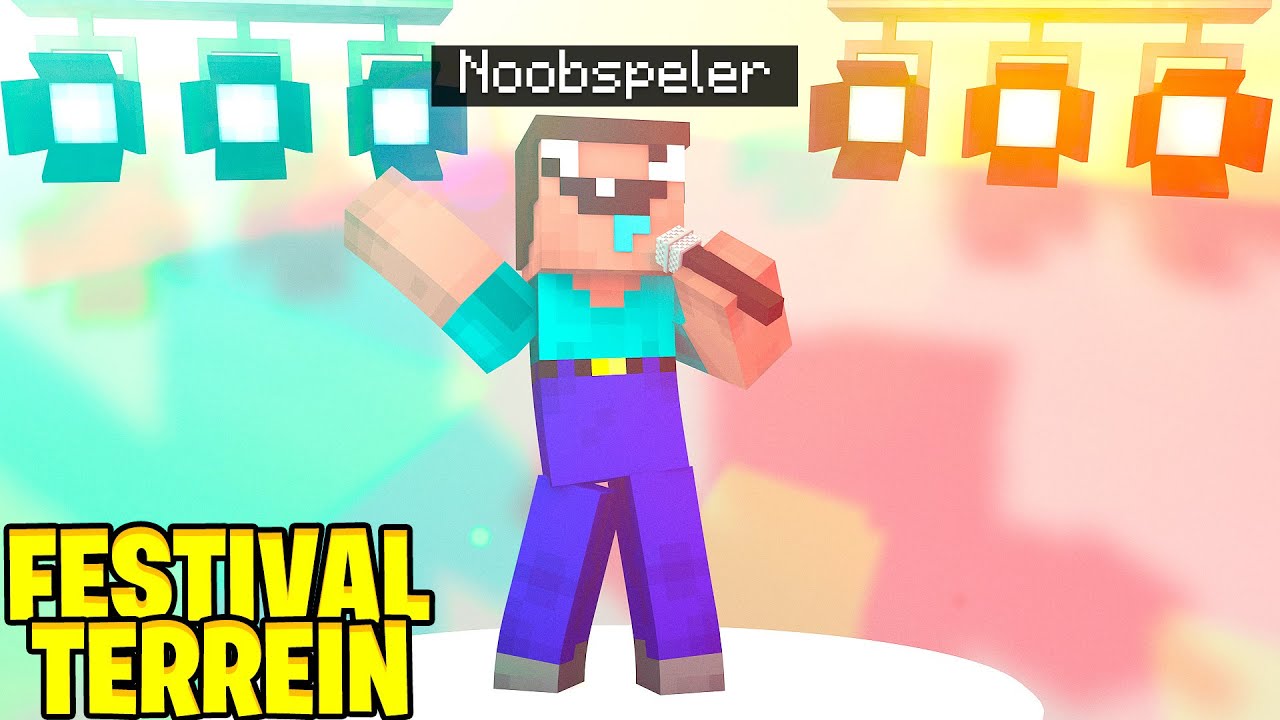 NOOB Heeft Een NIEUW PODIUM in Minecraft Survival YouTube