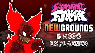 5 NEWGROUNDS FNF Mods (Tricky, Ritz, Stickmin) Easter Eggs / Explained (Friday Night Funkin') screenshot 1