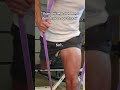 Banded Bulgarian split squats #fitness #liftathome #homeworkout #resistancebands #noexcuses #fyp