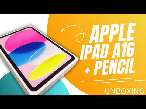 Apple iPad A16 + Apple Pencil | Unboxing en español