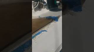 All composite fiberglass deck repair