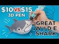 Testing the Cheapest 3D Pens // Great Wide Shark