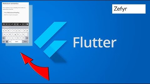 Flutter Tutorial -  Rich Text Editor For Flutter App in 2020