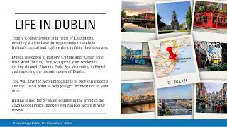 CASA Dublin Prospective Students Information Session 2026