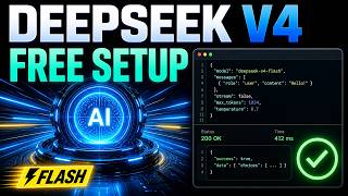 How to Get DeepSeek V4 Flash API FREE (B.AI Tutorial)