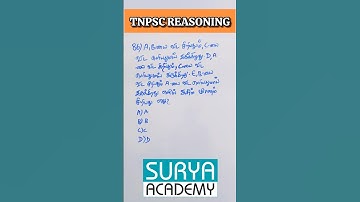 TNPSC reasoning problems in tamil GROUP1,2,4#maths #tnpsc#rrb  #upsc #reasoning #group4 #group2