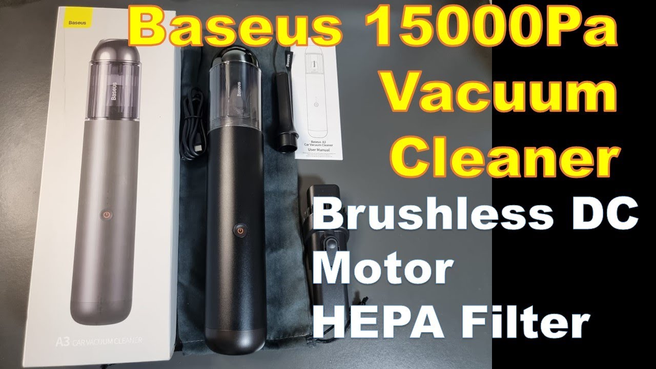 Baseus 15000Pa Portable Vacuum Cleaner Handheld for Car & Home YouTube