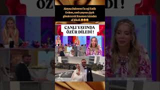 Aleyna Dalverenin Eşi Fatih Erdem, Canlı Yayına Çiçek Göndererek Fenomen Isimden Af Diledi.😍😍😍