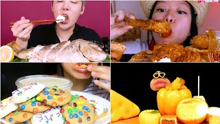 part 9 // ASMR MUKBANG EATING SOUND EATING SHOW