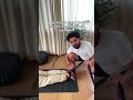 How to use strap for salabhasana