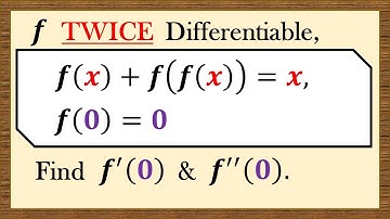 Taking Derivative of f(f(x)), TWICE (feat. Chain Rule)