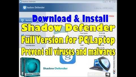 Shadow Defender Full Version for PC/Laptop