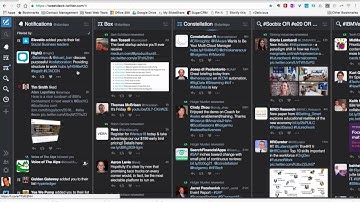 Using TweetDeck with Twitter Lists and Searches