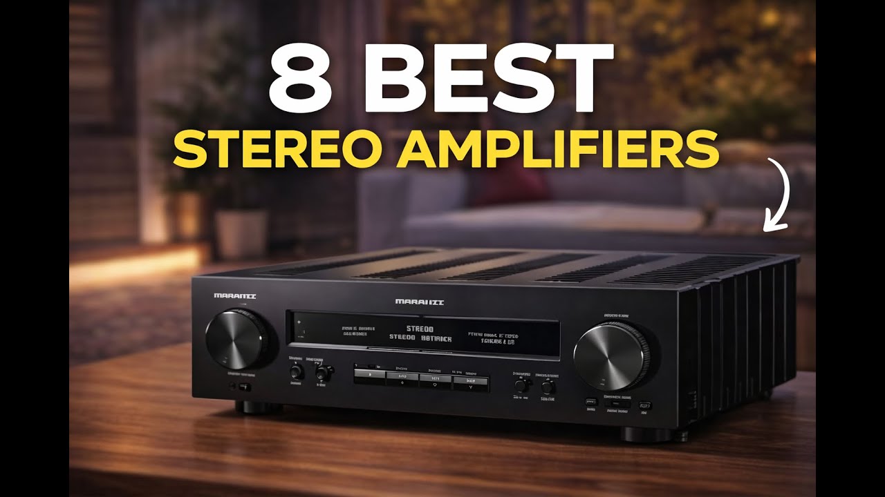 8 Best Stereo Amplifiers of 2026 (Latest & Ranked) - YouTube