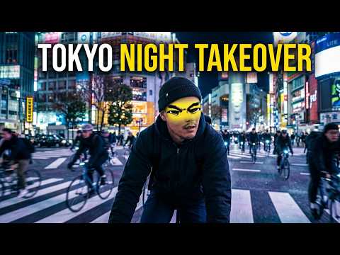 These Cyclists Take Over Tokyo After Dark