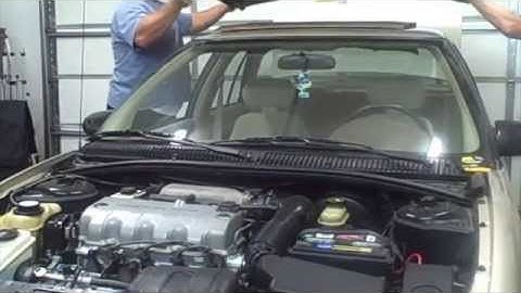 Saturn Sl1 hood removal