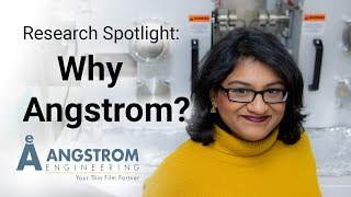 Research Spotlight | Trisha Andrew | Why Angstrom?