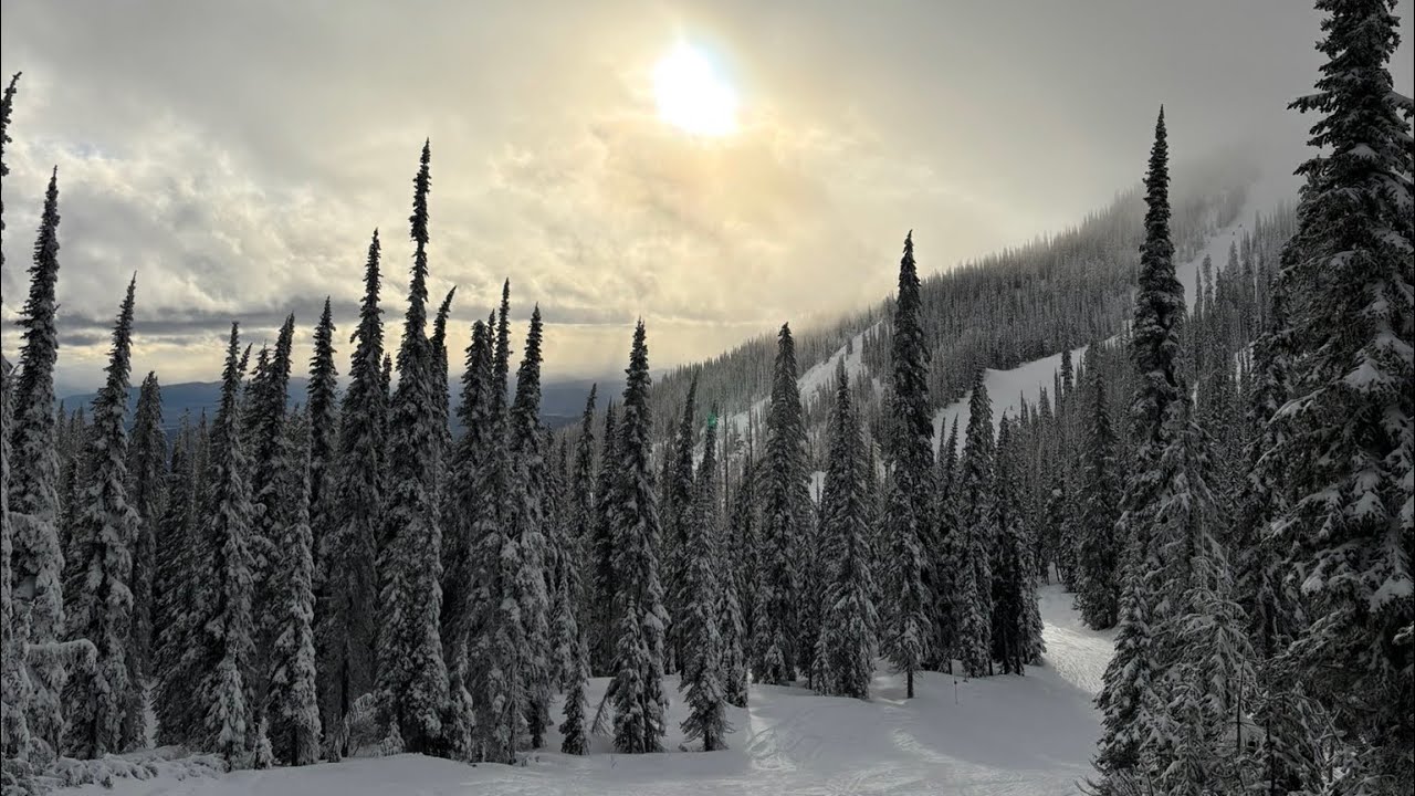 Skiing at silver mtn GoPro raw