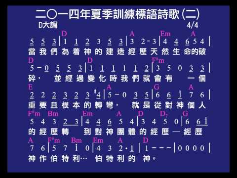 2014夏季訓練標語詩歌