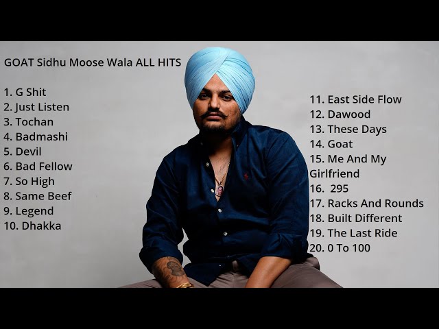 Moose Wala top songs| top20 songs of moosewala| #punjabisongs | #moosewala songs |moosewala jukebox| class=