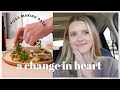 VLOG: I had a Change in Heart, Pizza Making Date, Unboxing Packages + Organizing