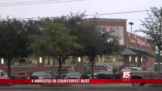 4 Arrested in Counterfeit Bust