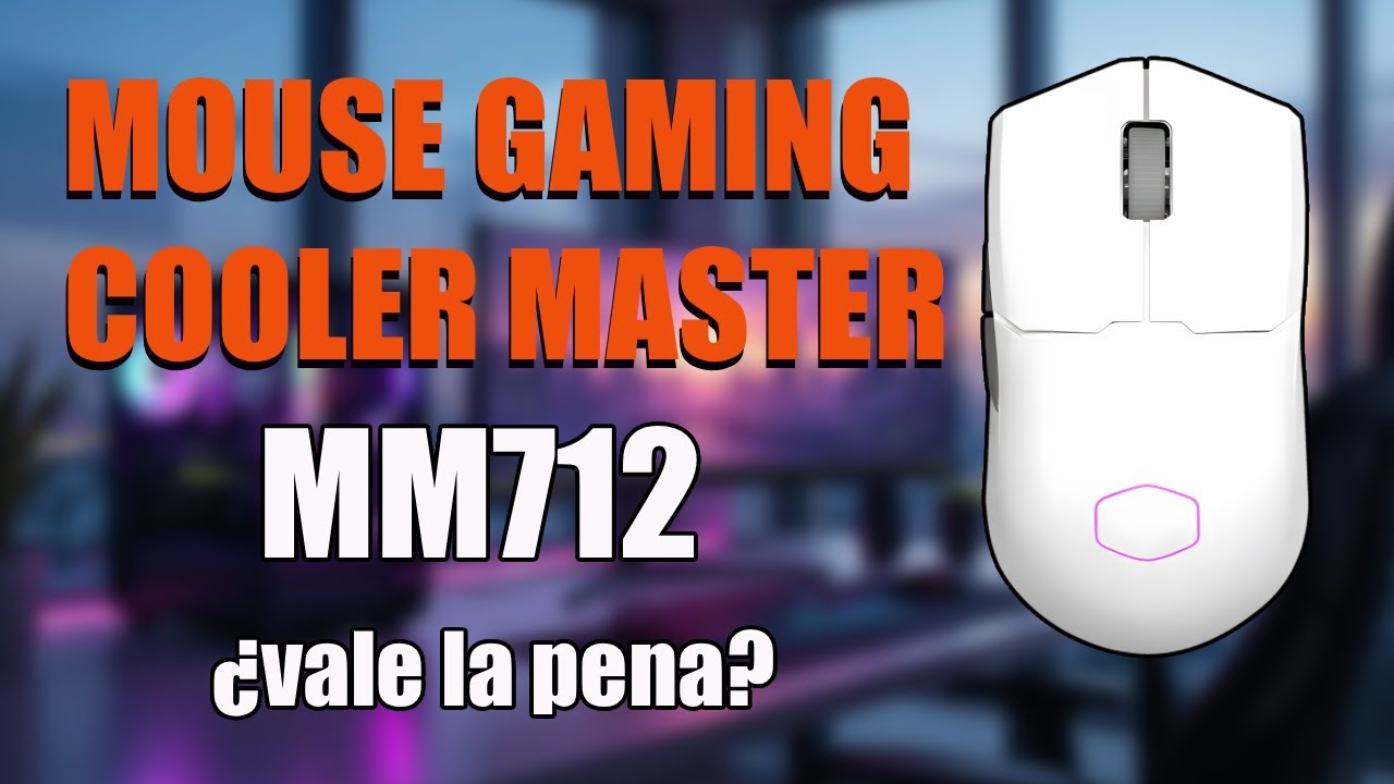 Unboxing MOUSE gaming COOLER MASTER MM712 ¿vale la pena