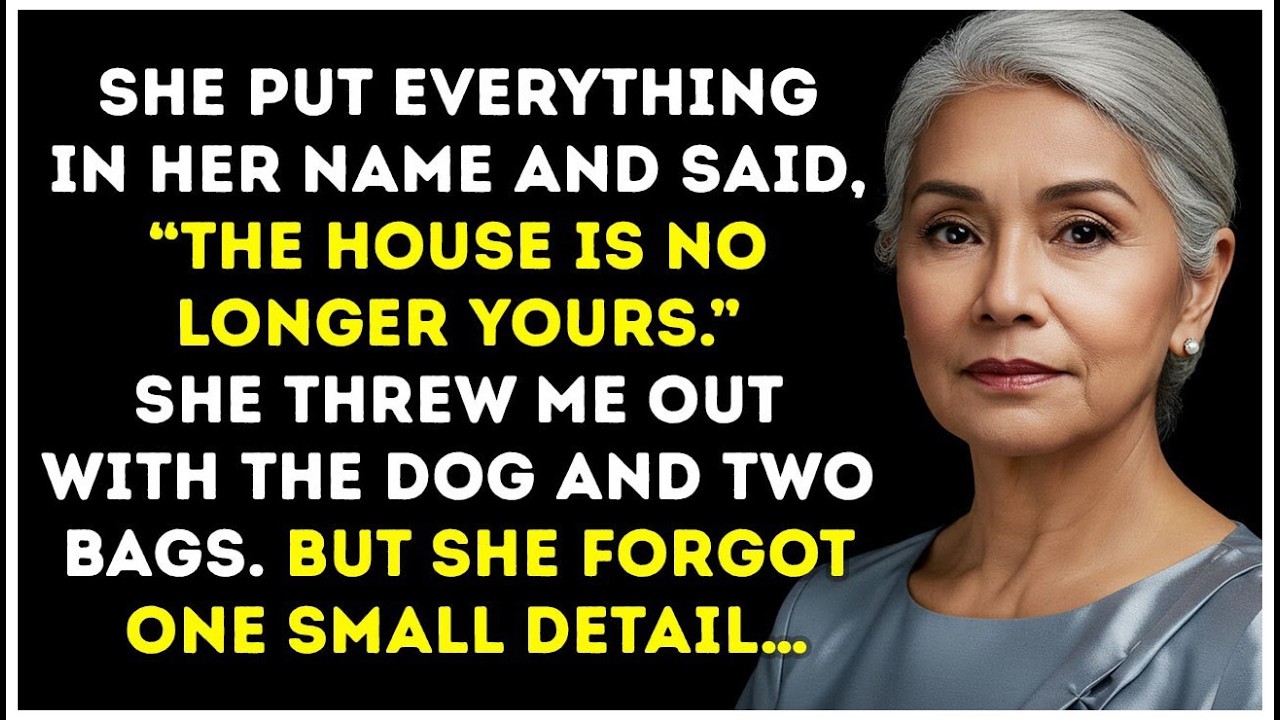 I Gave My Daughter My House... Until She Threw Me Out With a Court Order...