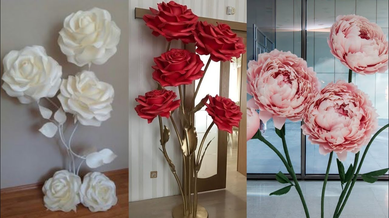 Standing Giant Flowers Decoration Ideas - Flower Decoration Ideas 
