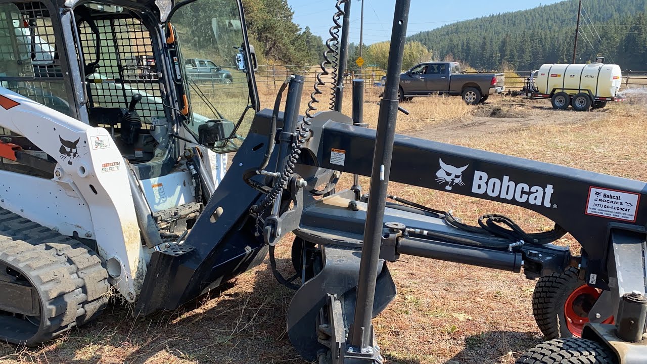 Laser grader on the horse arena YouTube