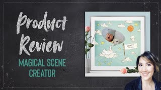 NEWBORN BABY ANNOUNCEMENT CARD PHOTOSHOP | MAGICAL SCENE CREATOR by Lisa Glanz screenshot 4