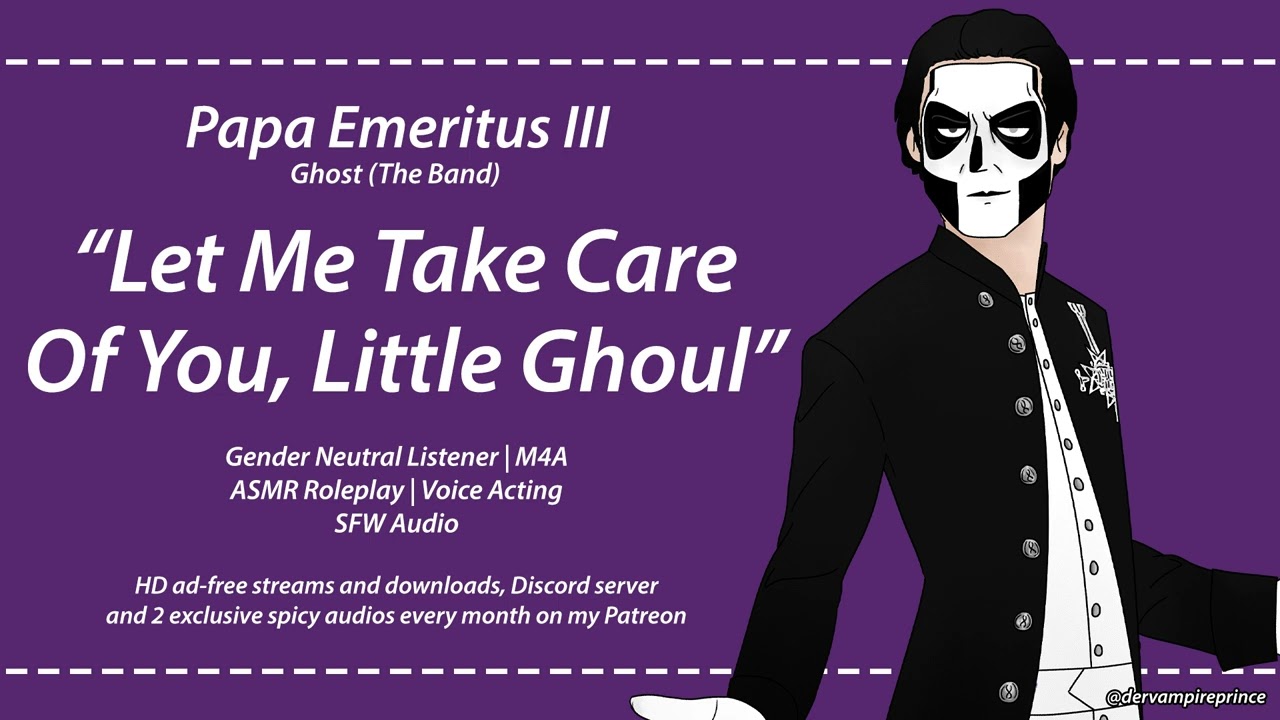 ASMR | Ghost - Age Regression Comfort From Terzo (Papa Emeritus III) [M4A]