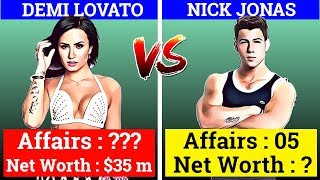 Details Nick Jonas VS Demi Lovato | Net worth | Affairs | Songs | Age | Lifestyle News