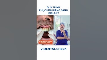 Bắt vít gắn răng implant | Nha Khoa ViDental #nhakhoa #nhasi #implant #suckhoe247 #rangmieng #shorts
