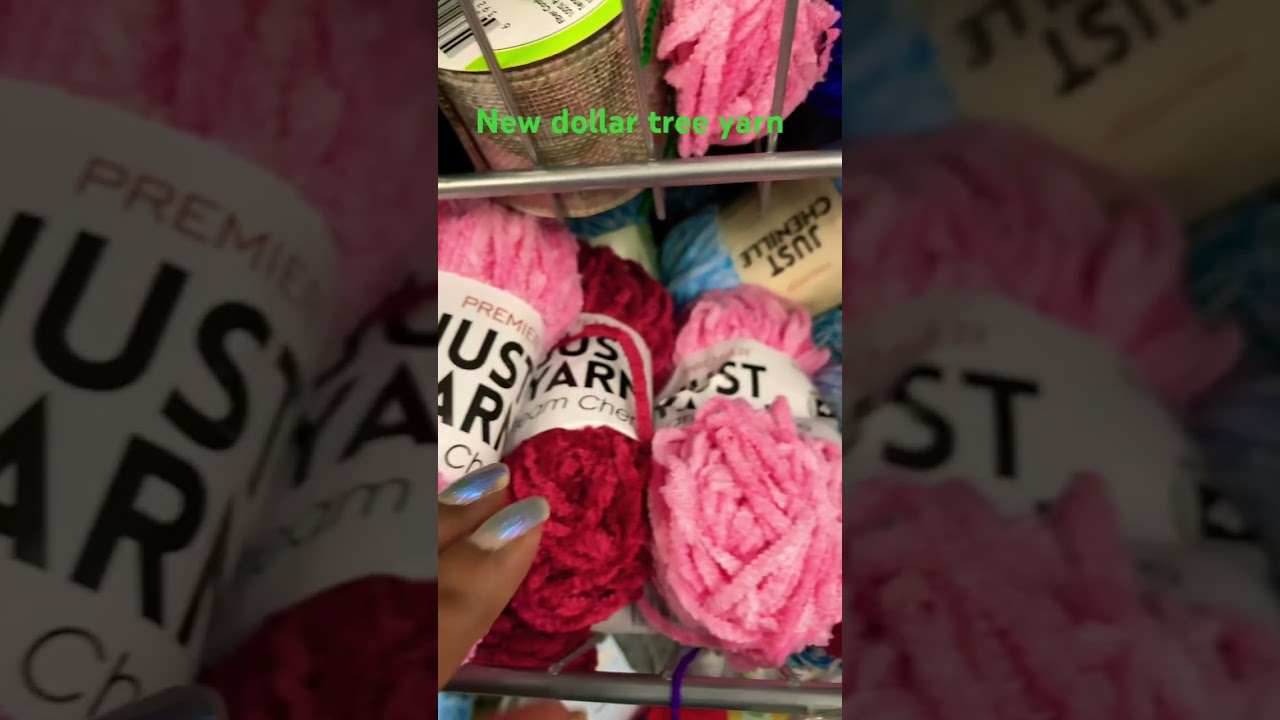 New (to me) dollar tree yarn
