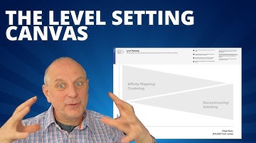 The Level Setting Canvas for Strategic Planning