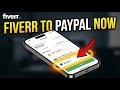 How to withdraw from Fiverr mobile app to PayPal - Beginner Guide