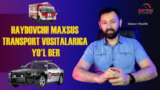 YHQ. 6-Bo&#39;lim. Maxsus transport vositalarining imtiyozlari 25-29 bandlar.