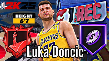 My UNSTOPPABLE 6’7 Luka Doncic Build DOMINATES NBA 2K25!