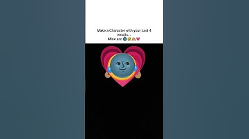 Make a Character with your Last 4 emojis...Mine are 🌚🤣🙈💗 #emoji #character #characterdesign #4 #four