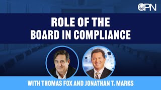 Introduction to the Role of the Board In Compliance