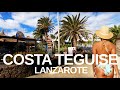 [4K] COSTA TEGUISE (2019) LANZAROTE - Walking tour of Promenade, Bars & Restaurants.