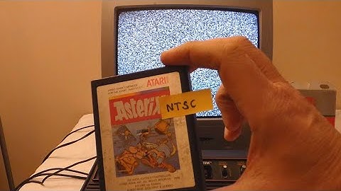 Asterix NTSC Atari 2600, Ultra Rare Cartridge!! NTSC vs PAL (TV / Console PAL)
