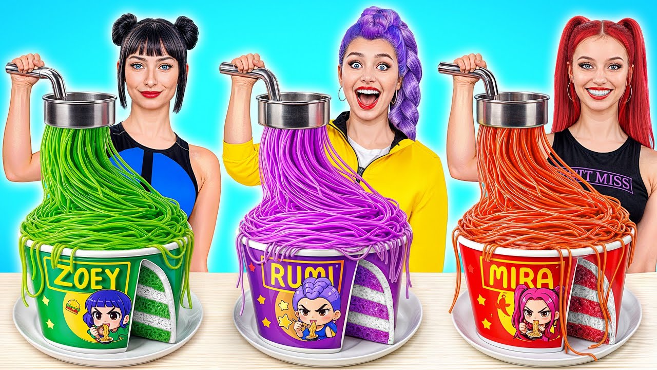 Кулинарный Челлендж с Кейпоп-Охотницы на Демонов | Смешные Ситуации на Кухне от Super Hyper DO