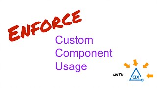 Enforce correct usage of your accessible component library
