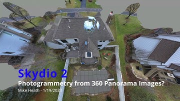Skydio2 Photogrammetry From a Spherical Panorama