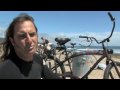 Paint N Ride - Drew Brophy rides his Nirve Cruiser to Surf Trestles