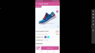 how to create online shopping app in android studio || how to make ecommerce website and app screenshot 2